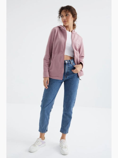 Women's sudadera con capucha y cremallera tommy - Kiabi Women's sudadera con capucha y cremallera tommy - Kiabi