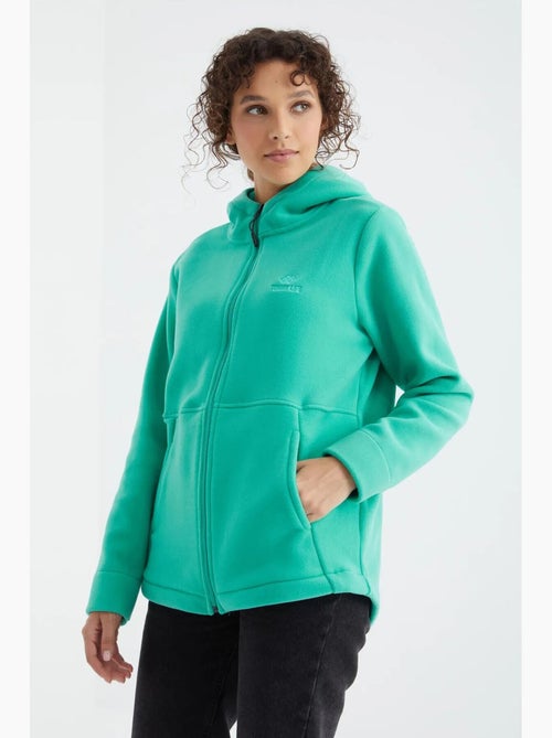 Women's sudadera con capucha y cremallera tommy - Kiabi
