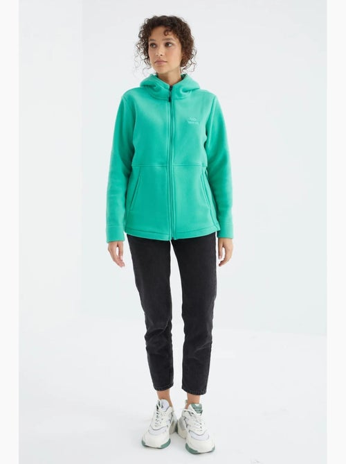 Women's sudadera con capucha y cremallera tommy - Kiabi