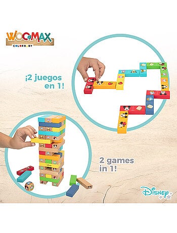 Woomax disney juego de bloques apilables de madera