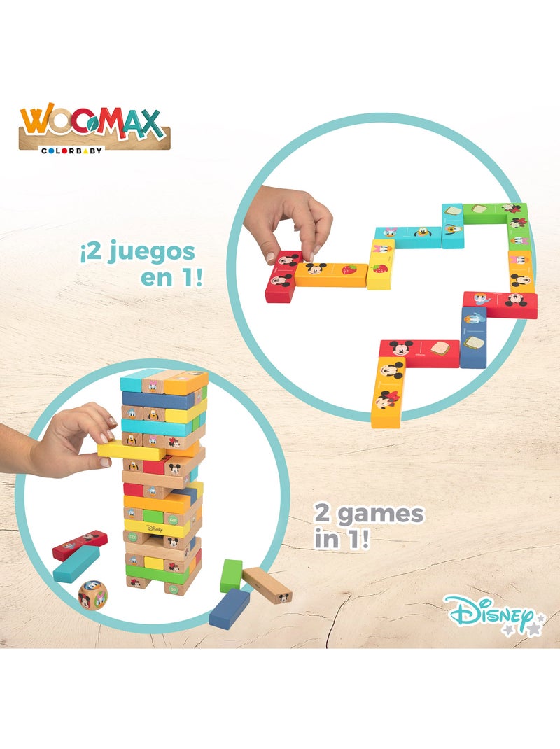 Woomax disney juego de bloques apilables de madera N/D - Kiabi