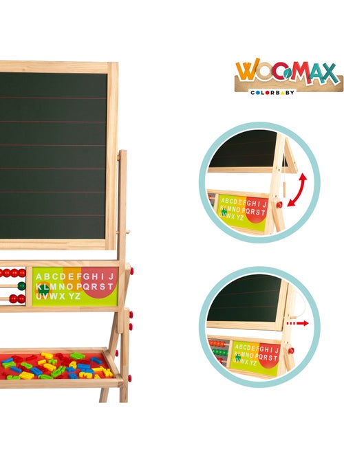 Woomax pizarra de madera 2 en 1 - Kiabi Woomax pizarra de madera 2 en 1 - Kiabi