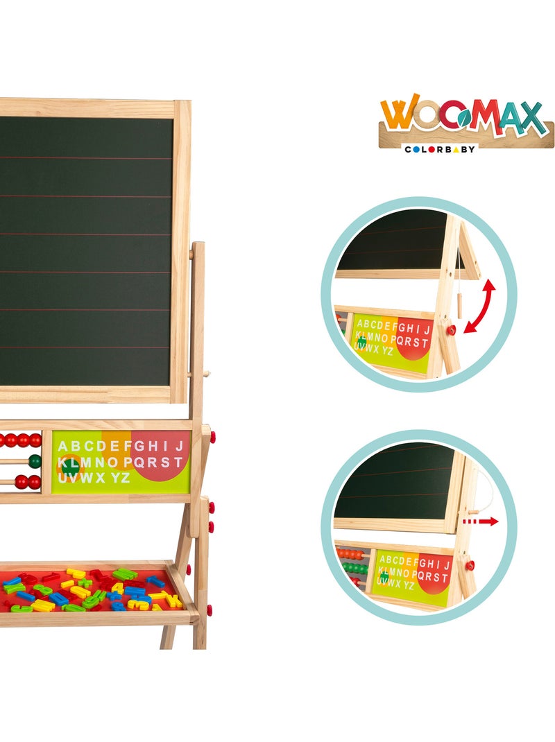 Woomax pizarra de madera 2 en 1 N/D - Kiabi
