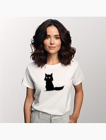 Wooop - Camiseta Mujer - SITTING CAT