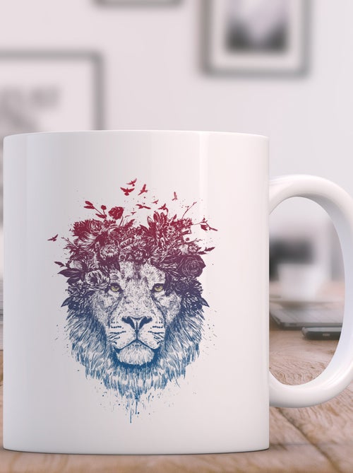 Wooop - Taza FLORAL LION - Kiabi