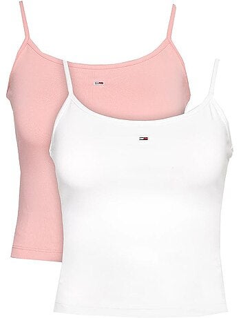 x 2 Camisetas sin mangas Tommy Hilfiger Essential para mujer
