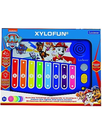 XYLOFUN Paw Patrol Xil?fono electr?nico con m?todo de aprendizaje musical con luces