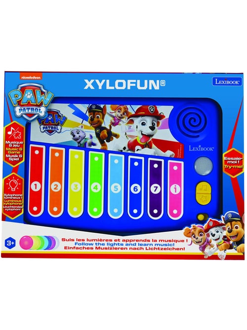 XYLOFUN Paw Patrol Xil?fono electr?nico con m?todo de aprendizaje musical con luces - Kiabi XYLOFUN Paw Patrol Xil?fono electr?nico con m?todo de aprendizaje musical con luces - Kiabi