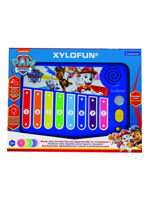 XYLOFUN Paw Patrol Xilófono electrónico con método de aprendizaje musical con luces - Kiabi