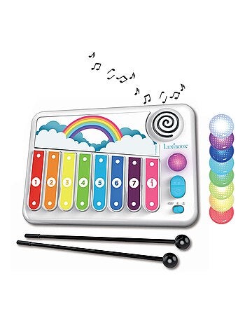 XYLOFUN Xil?fono electr?nico con m?todo de aprendizaje musical con luces