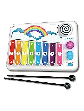 XYLOFUN Xil?fono electr?nico con m?todo de aprendizaje musical con luces