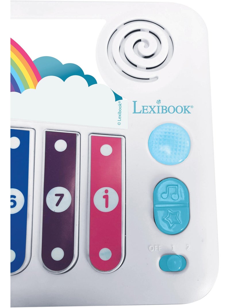 XYLOFUN Xil?fono electr?nico con m?todo de aprendizaje musical con luces Blanco - Kiabi