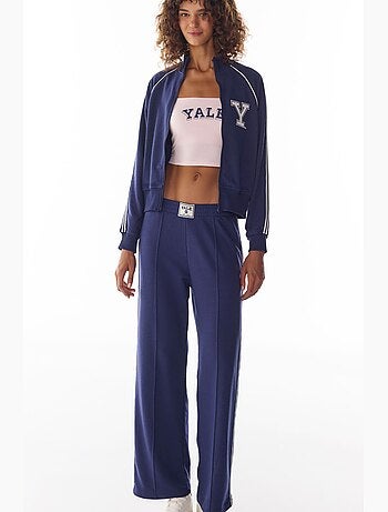 Yale pantalón de chándal con detalle de raya penti