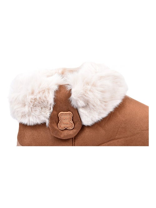 Zapatilla de casa botín mujer forrada - Kiabi Zapatilla de casa botín mujer forrada - Kiabi