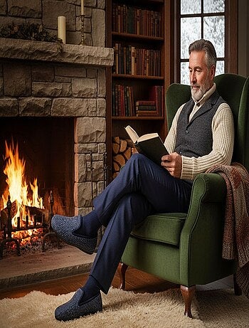 Zapatilla de casa Charentaise hombre