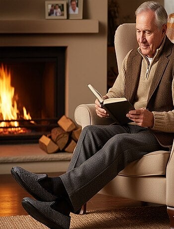 Zapatilla de casa Charentaise hombre