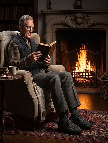 Zapatilla de casa Charentaise hombre