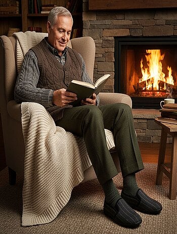 Zapatilla de casa Charentaise hombre