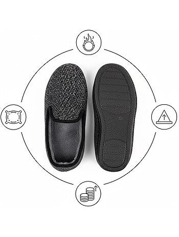 Zapatilla de casa Charentaise hombre