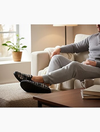 Zapatilla de casa Charentaise hombre PREMIUM K88R9