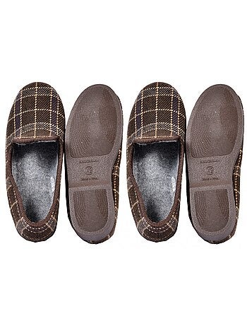 Zapatilla de casa Charentaise Hombre PREMIUM Pack de 2