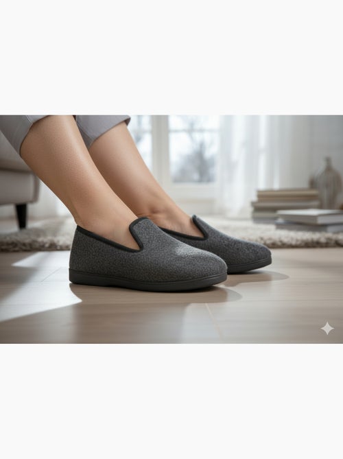 Zapatilla de casa Charentaise mujer invierno - Kiabi Zapatilla de casa Charentaise mujer invierno - Kiabi