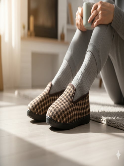Zapatilla de casa Charentaise mujer invierno - Kiabi Zapatilla de casa Charentaise mujer invierno - Kiabi
