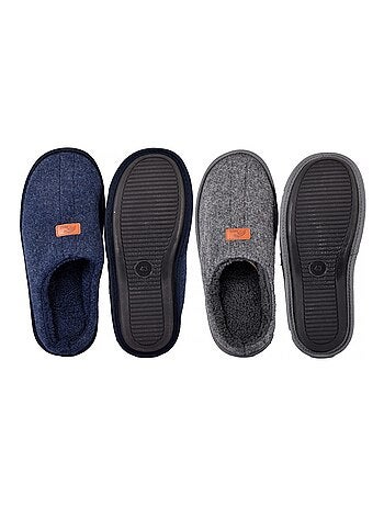 Zapatilla de casa hombre ante pack de 2