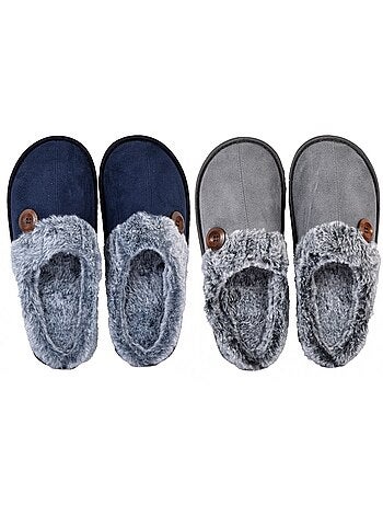 Zapatilla de casa hombre ante pack de 2