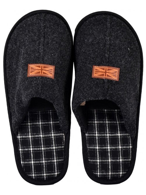 Zapatilla de casa hombre ante SUEDINE - Kiabi Zapatilla de casa hombre ante SUEDINE - Kiabi