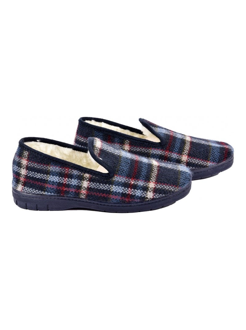 Zapatilla de casa hombre Charentaise forrada Azul marino - Kiabi