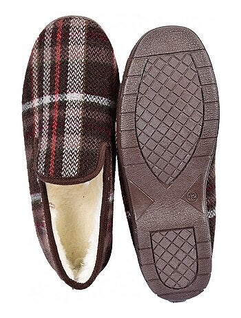 Zapatilla de casa hombre Charentaise forrada