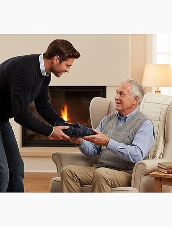Zapatilla de casa hombre Charentaise PREMIUM 5080