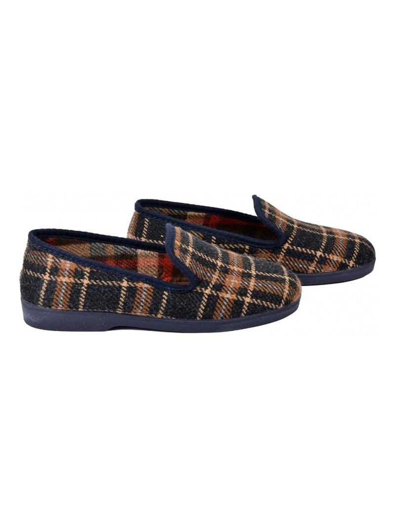 Zapatilla de casa Hombre CHARENTAISE Premium Azul marino - Kiabi