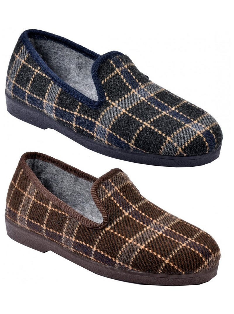 Zapatilla de casa Hombre CHARENTAISE Premium Marrón - Kiabi