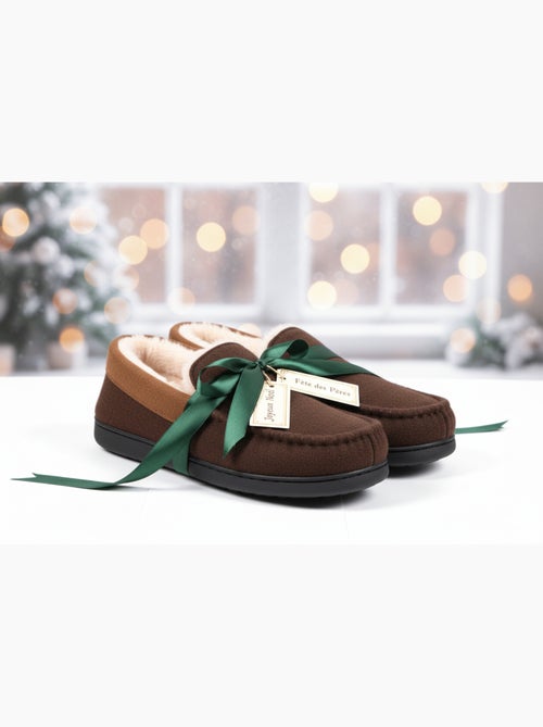 Zapatilla de casa hombre forrada PREMIUM MU9733 - Kiabi Zapatilla de casa hombre forrada PREMIUM MU9733 - Kiabi