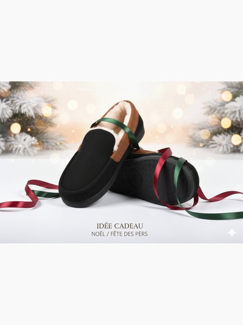 Zapatilla de casa hombre forrada PREMIUM MU9733 - Kiabi Zapatilla de casa hombre forrada PREMIUM MU9733 - Kiabi