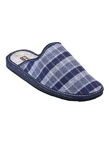 Zapatilla de casa hombre mula jacquard