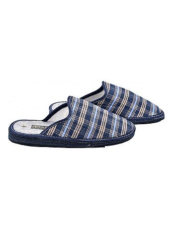 Zapatilla de casa hombre mula jacquard