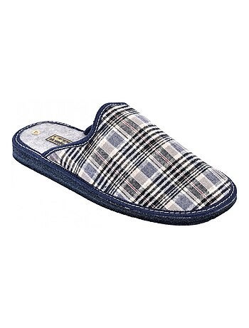 Zapatilla de casa hombre mula jacquard