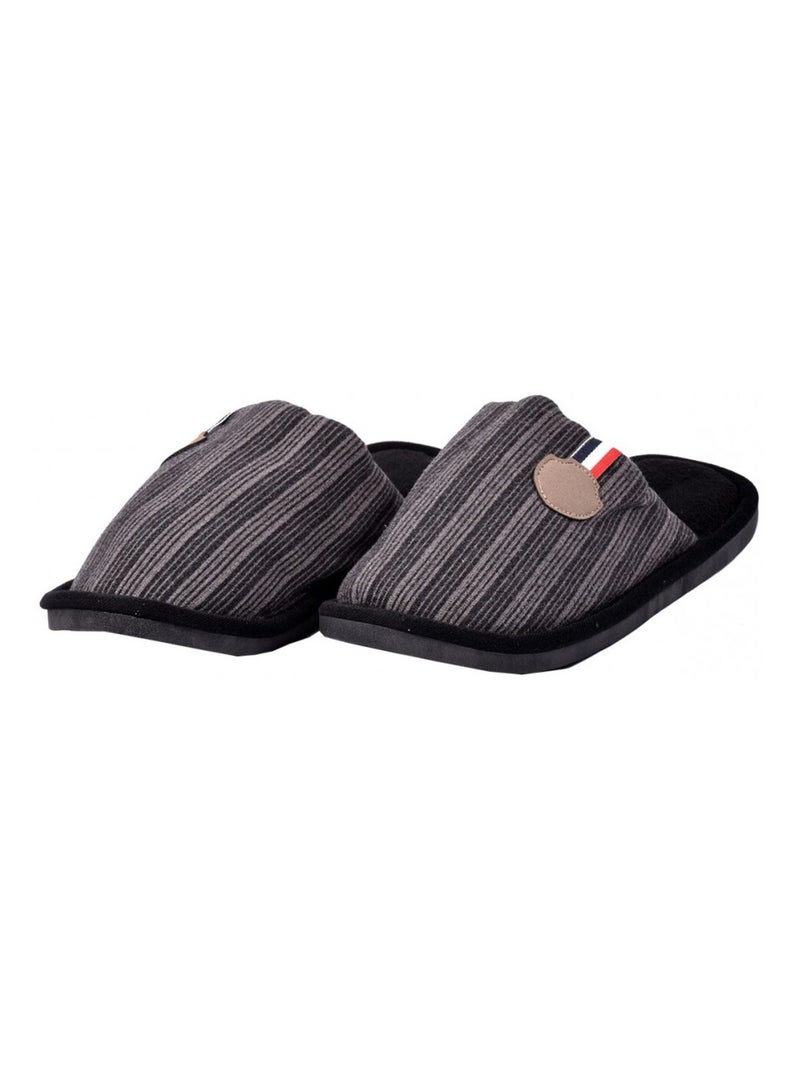Zapatilla de casa hombre PREMIUM Negro - Kiabi