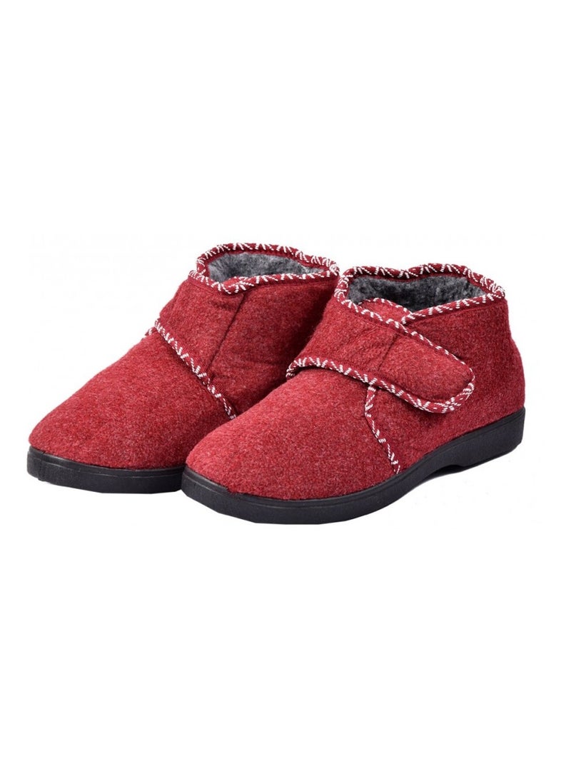 Zapatilla de casa mujer CHARENTAISE PREMIUM Burdeos - Kiabi