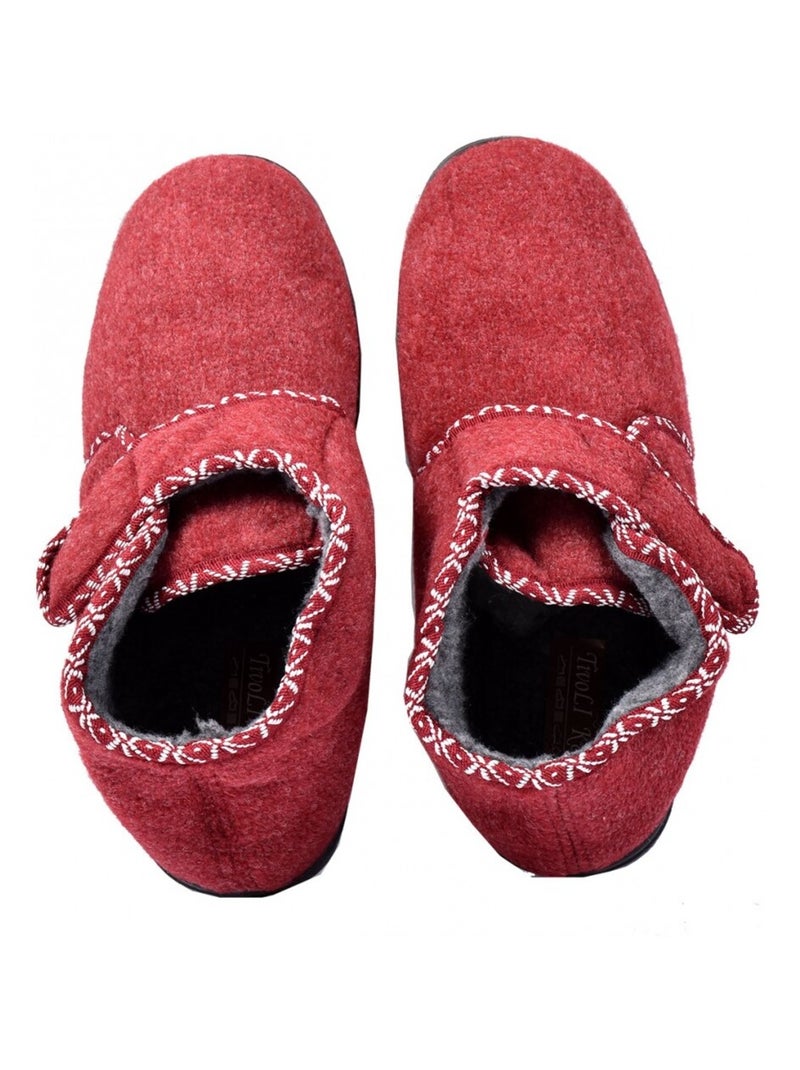 Zapatilla de casa mujer CHARENTAISE PREMIUM Burdeos - Kiabi