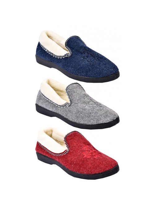 Zapatilla de casa mujer CHARENTAISE PREMIUM - Kiabi Zapatilla de casa mujer CHARENTAISE PREMIUM - Kiabi