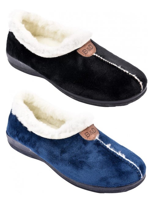 Zapatilla de casa mujer CHARENTAISE PREMIUM - Kiabi Zapatilla de casa mujer CHARENTAISE PREMIUM - Kiabi
