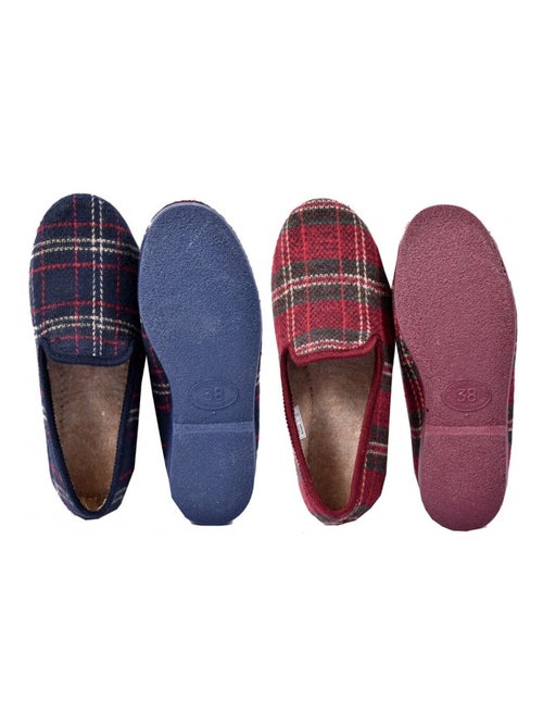 Zapatilla de casa mujer Charentaise PREMIUM pack de 2 - Kiabi Zapatilla de casa mujer Charentaise PREMIUM pack de 2 - Kiabi