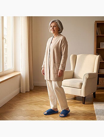 Zapatilla de casa mujer OZABI Mule Mesh Microperfore Ajustable