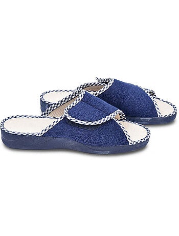 Zapatilla de casa mula mujer esponja scratch ajustable OZABI