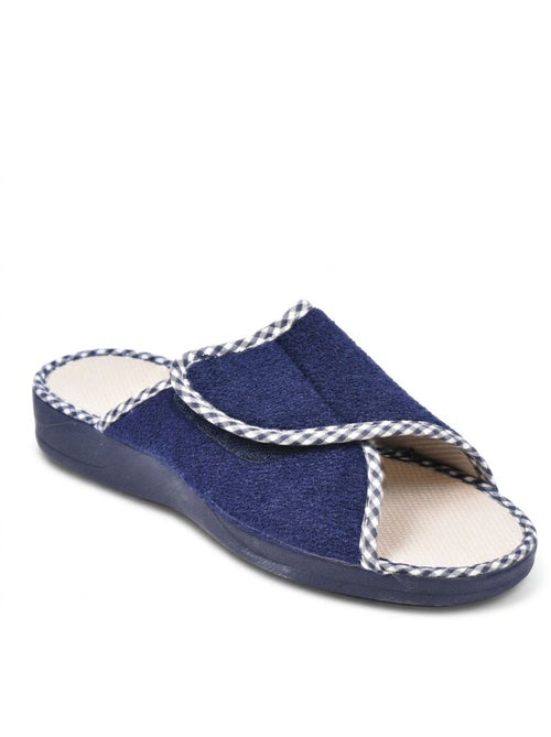 Zapatilla de casa mula mujer esponja scratch ajustable OZABI - Kiabi