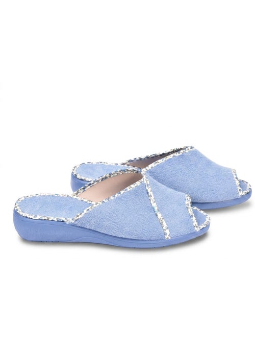 Zapatilla de casa Mule Mujer Esponja Transpirable Fabricación Española - Kiabi Zapatilla de casa Mule Mujer Esponja Transpirable Fabricación Española - Kiabi